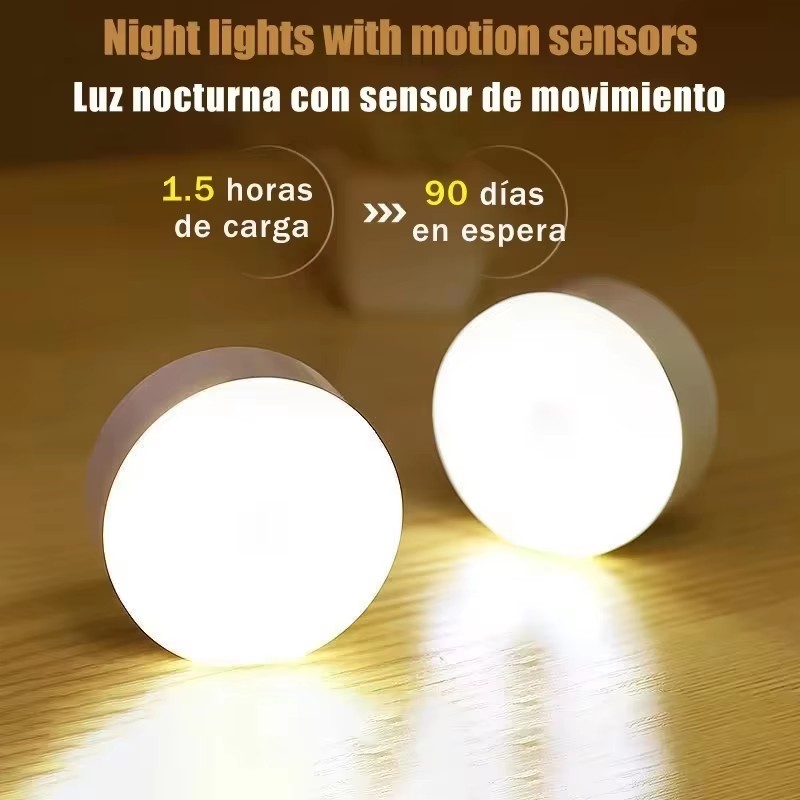 Light Switch - USB Rechargeable LED Night Light with