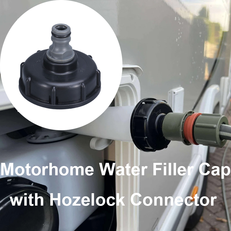 Faucet - Motorhome Water Filler Cap With Connector