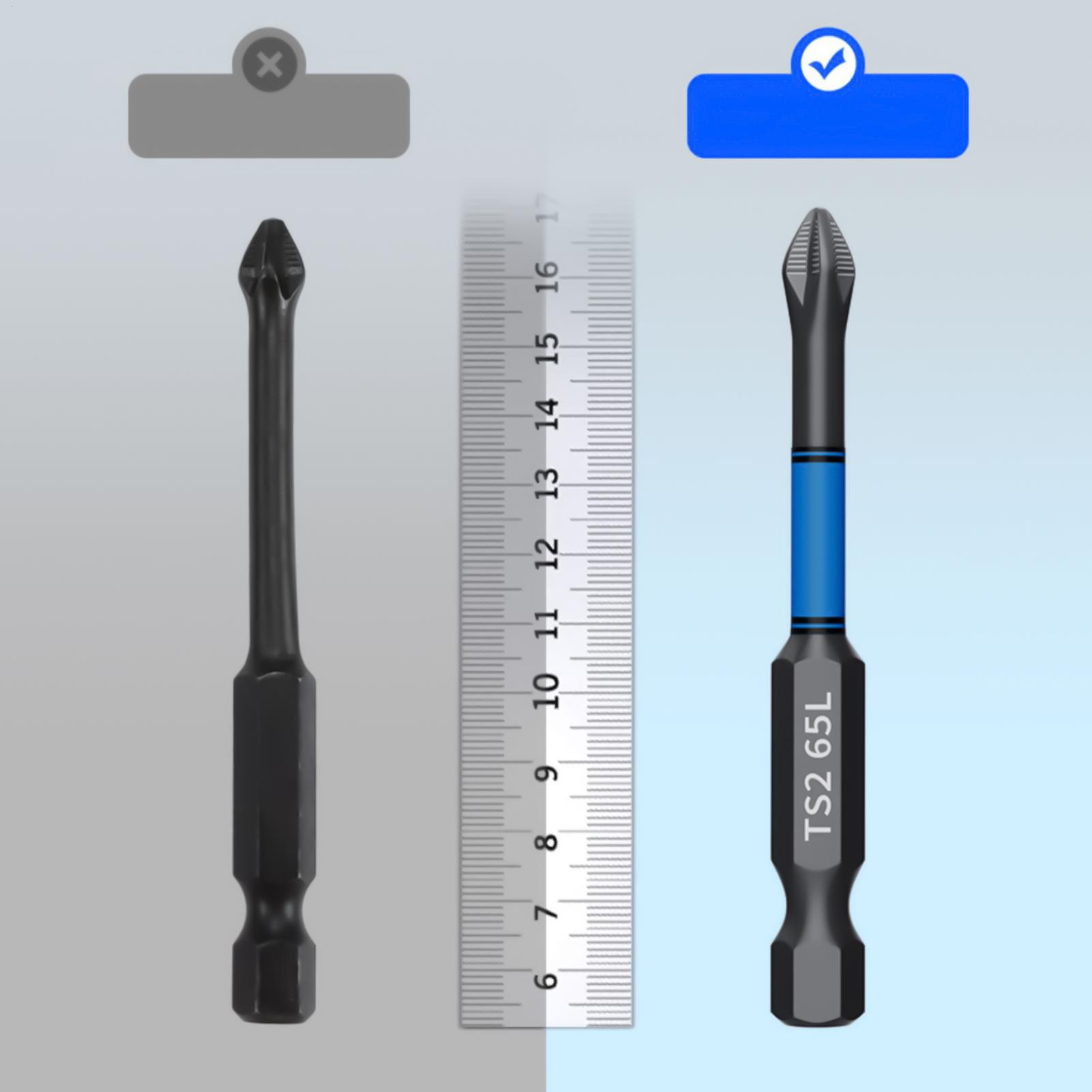 Drill Bits - Drill Screwdriver Bit Set 6-Piece Magnetic