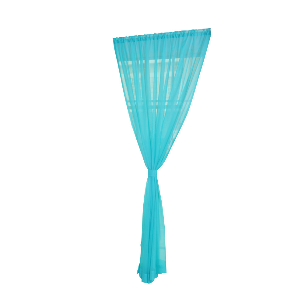 Curtain Rods - Transparent Voile Window Sheer Curtain Rod
