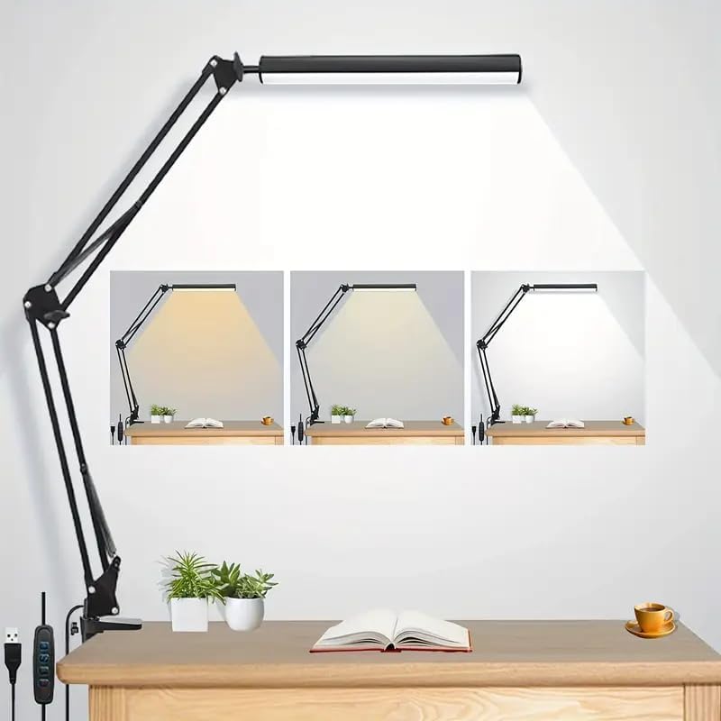 Light Switch - LED Desk Lamp For Home,Reading,Study,Adjustable Eye-Caring