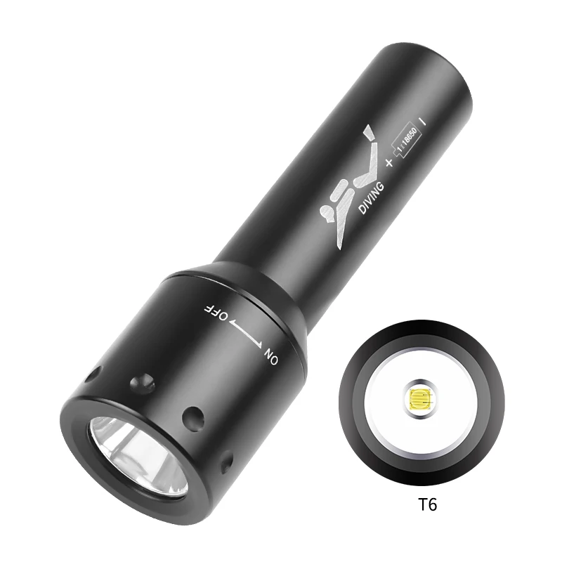 Light Switch - New T6 LED Diving Torch Long-Range