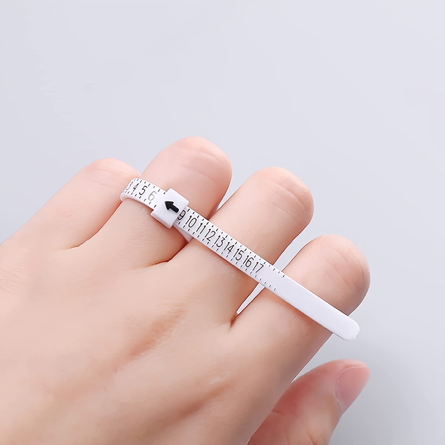 Tape Measure - White Ring Sizer Tool - Soft