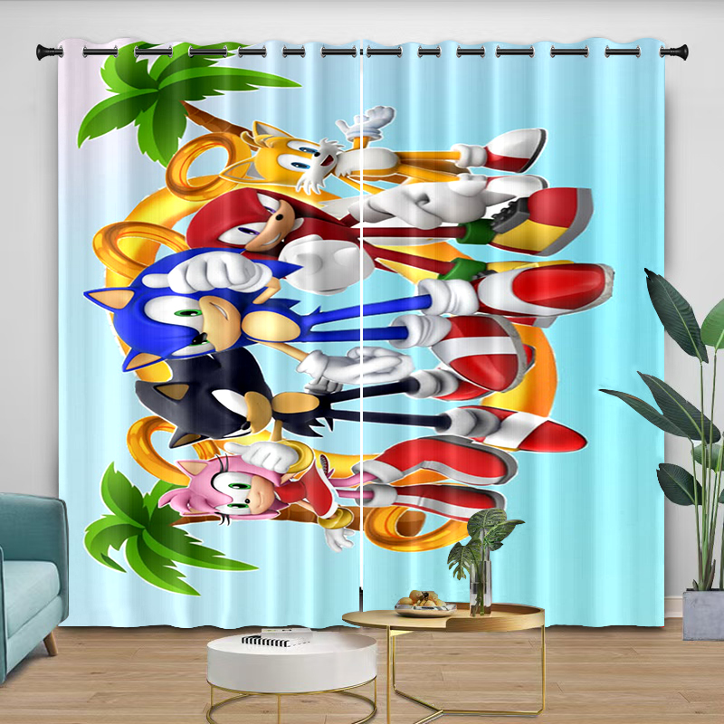 Curtains sonic Cartoon Digital - огляд і ціна Curtain Rods