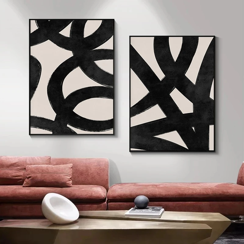 Modern Beige Black Lines Brush - огляд і ціна Paint Brush