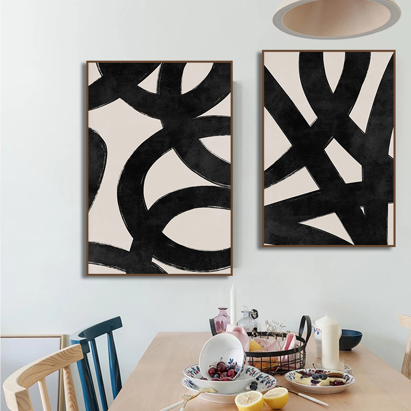Modern Beige Black Lines Brush - огляд і ціна Paint Brush