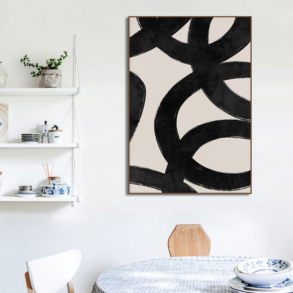 Modern Beige Black Lines Brush - огляд і ціна Paint Brush