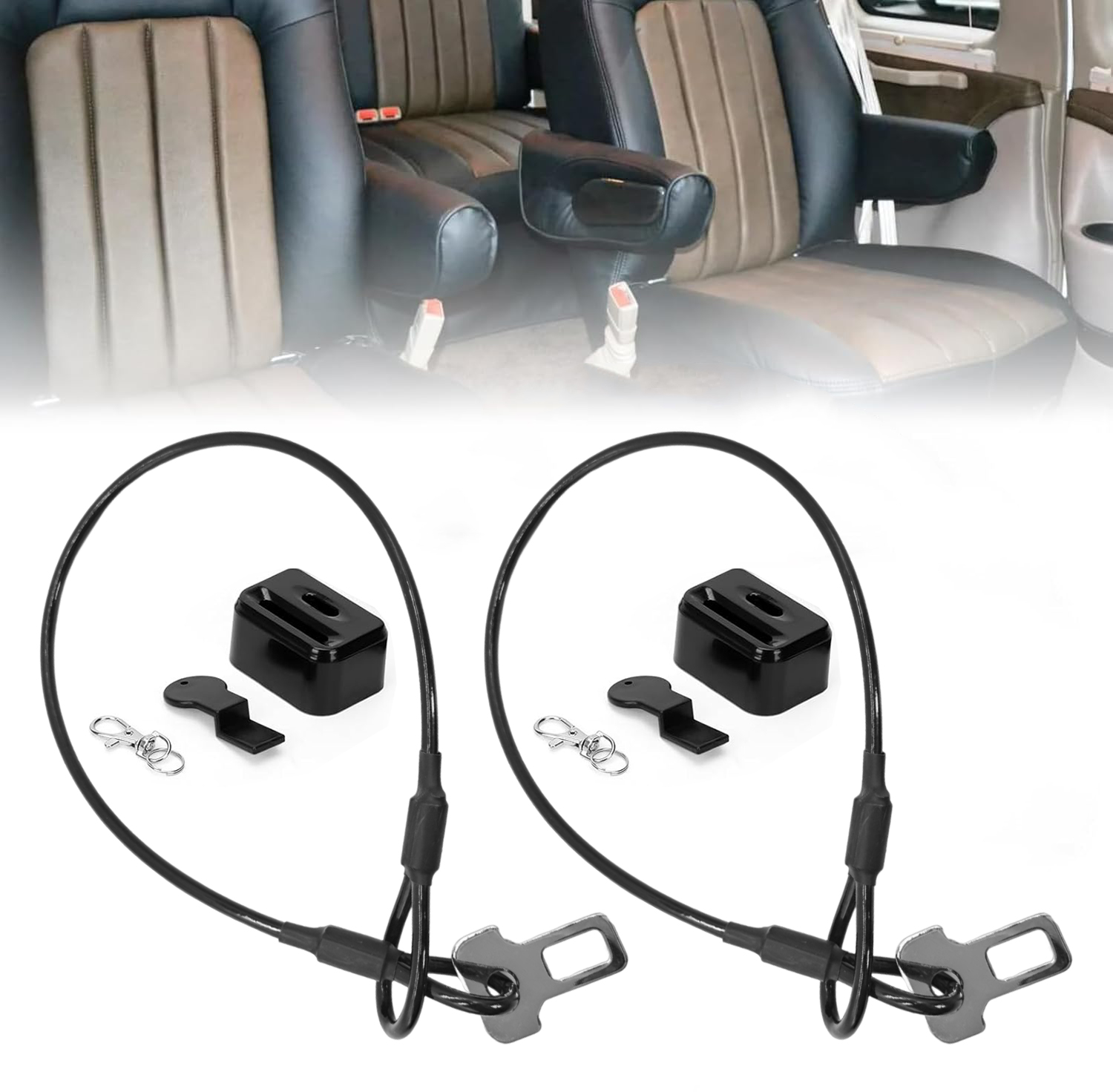 2 Pack Safety Rope Seat Belt L - огляд і ціна Door Lock