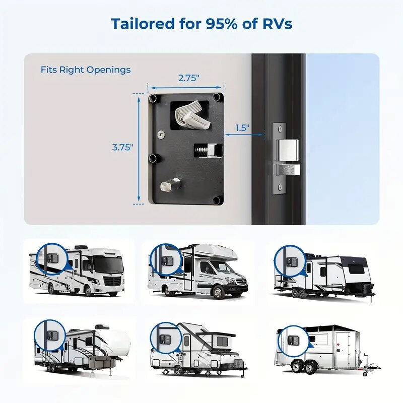 RV Door Lock Replacement With  - огляд і ціна Door Lock