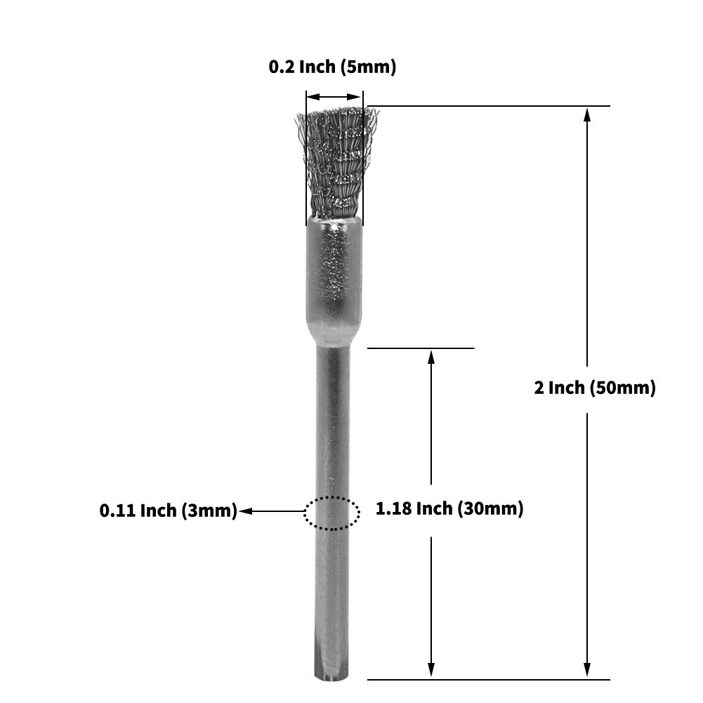 Steel Cleaning End Brushes Pen - огляд і ціна Paint Brush