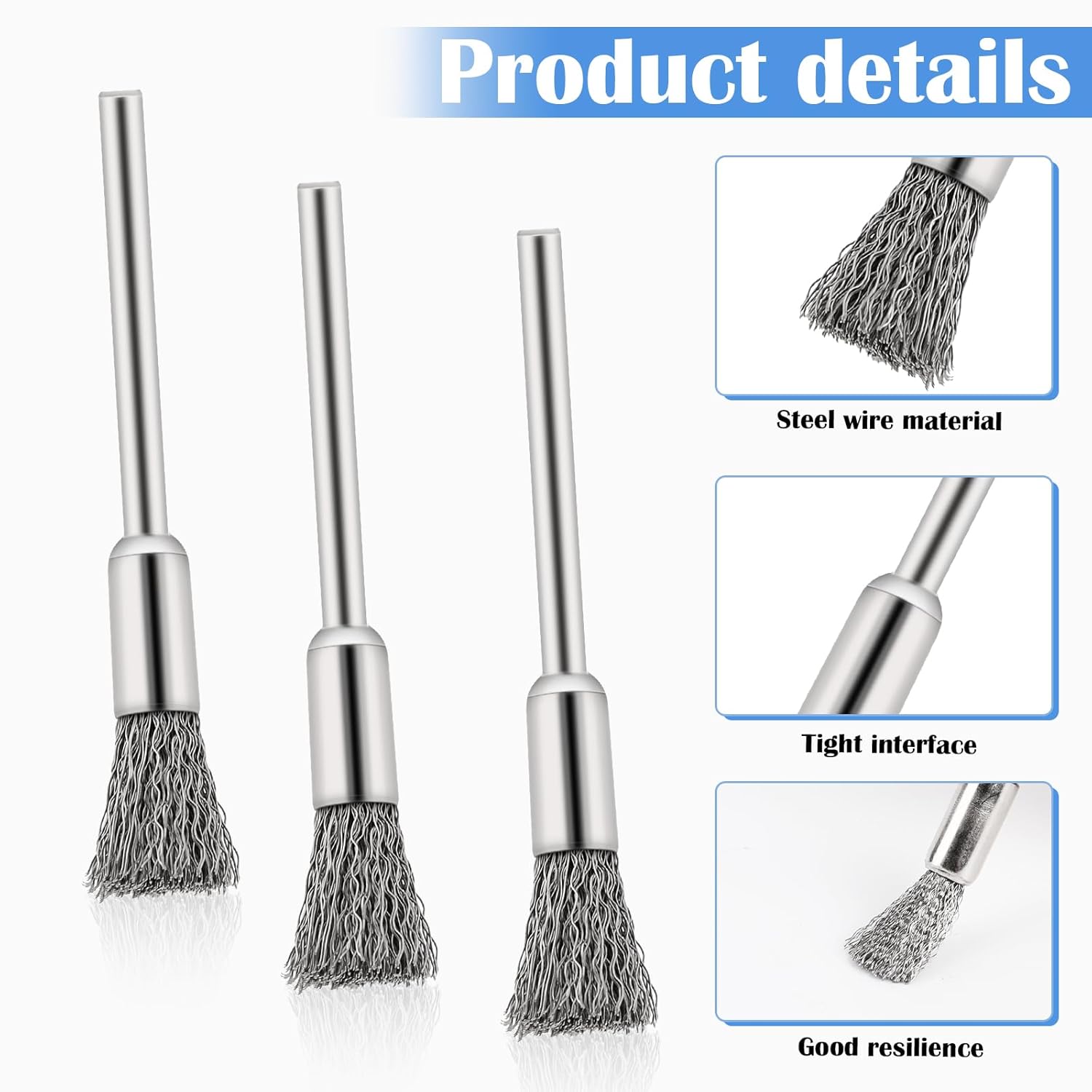 Steel Cleaning End Brushes Pen - огляд і ціна Paint Brush