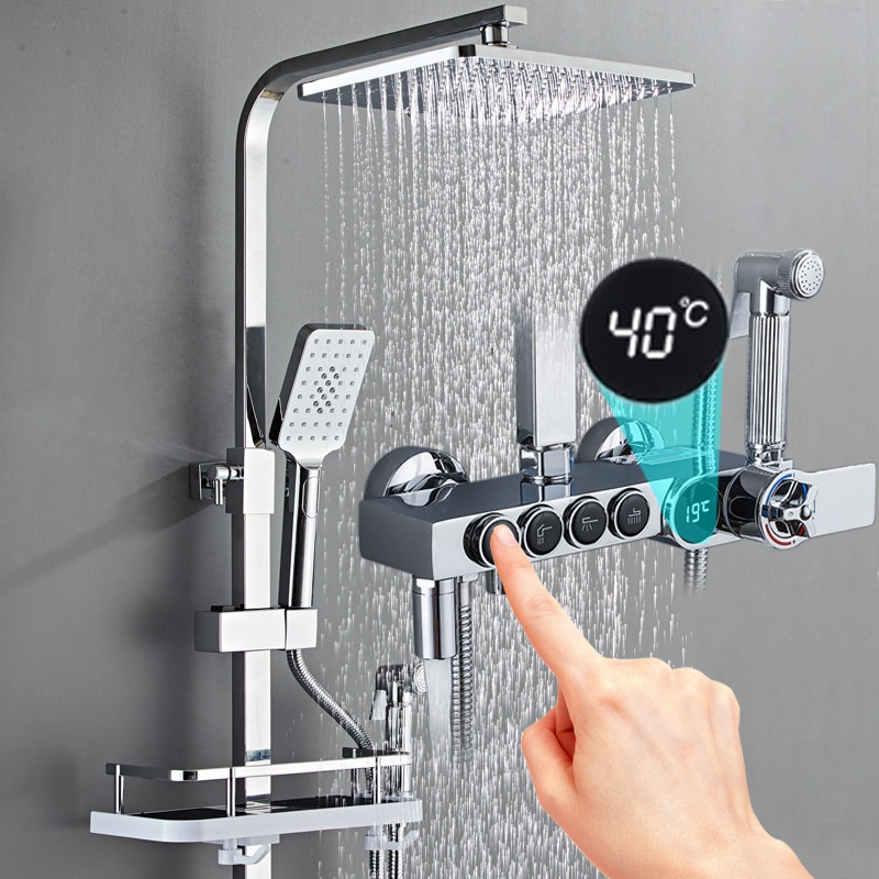 Luxury Silver Led Digital Disp - огляд і ціна Faucet