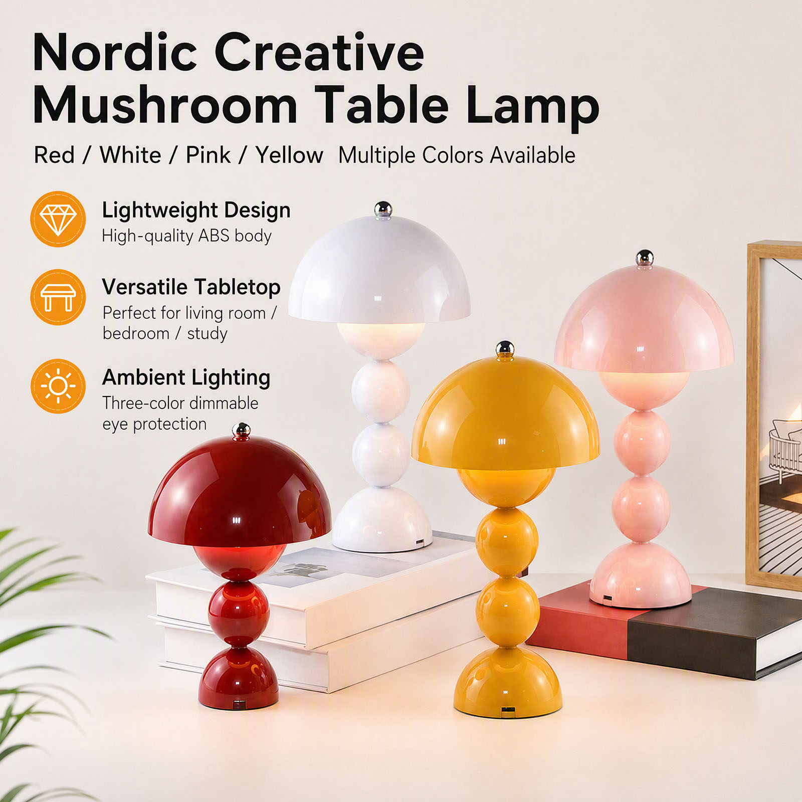 Mushroom Flower Bud Table Lamp - огляд і ціна Light Switch