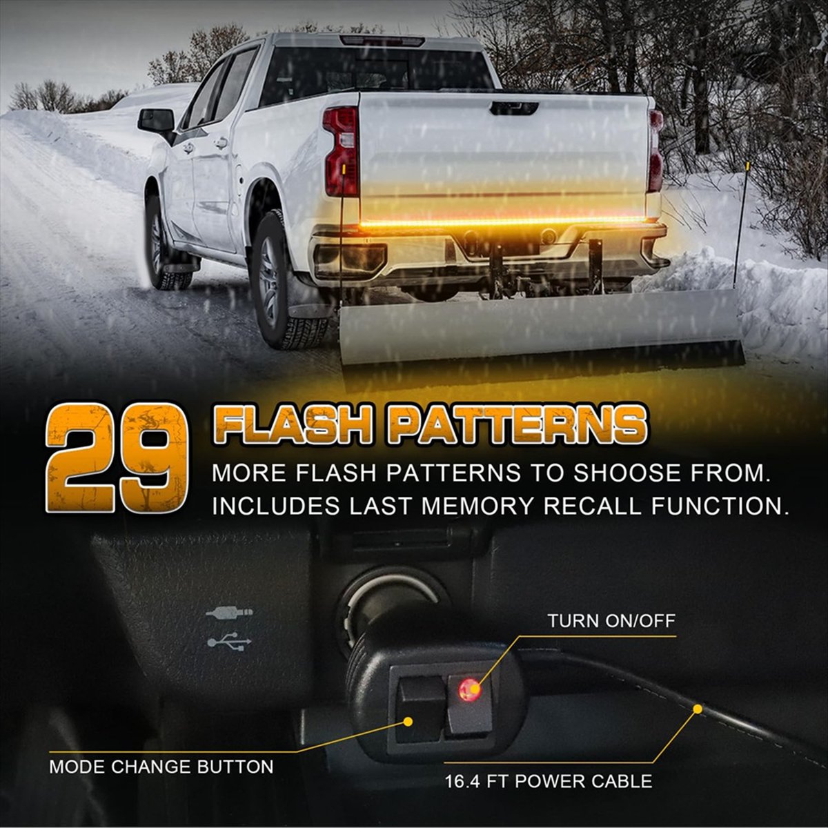 *X07A 60Inch Tailgate Strobe L - огляд і ціна Led Strip Lights