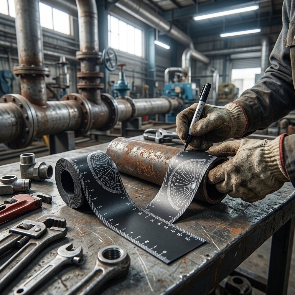 Pipe Measuring Tool Wrap Aroun - огляд і ціна Tape Measure