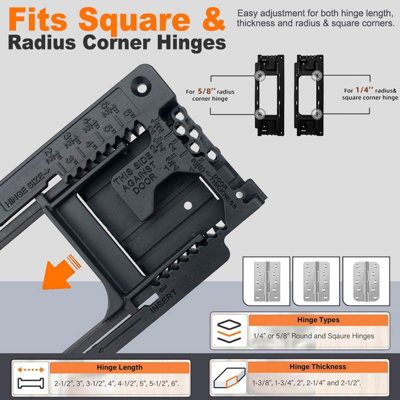 Hinge Jig Metal Adjustable Dri - огляд і ціна Cabinet Hinges