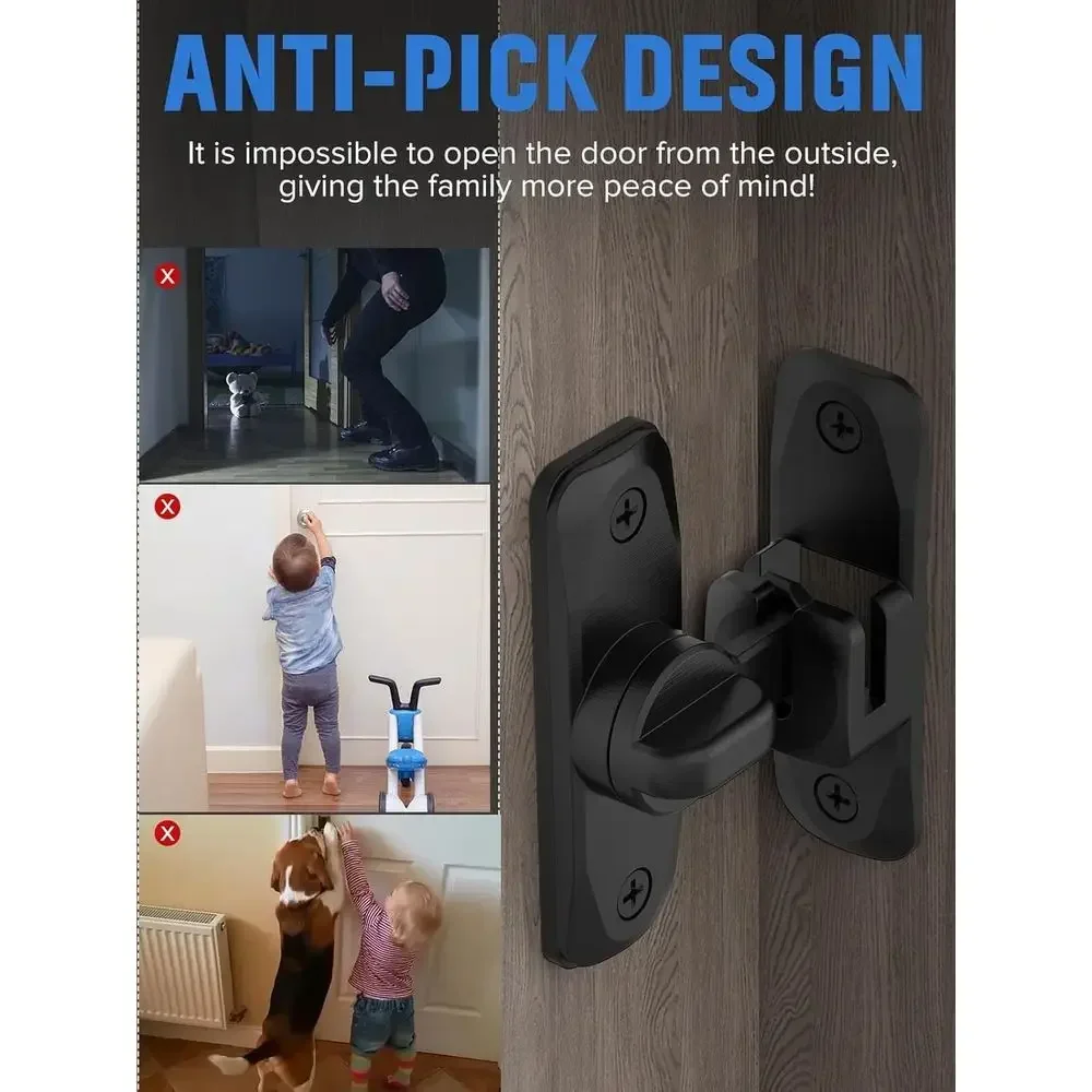 90/180 Degree Flip Barn Door L - огляд і ціна Door Lock