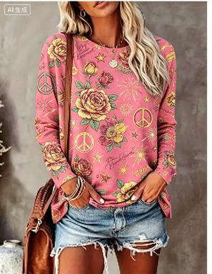 Women Long Sleeve T‑Shirt Hipp - огляд і ціна Wallpaper