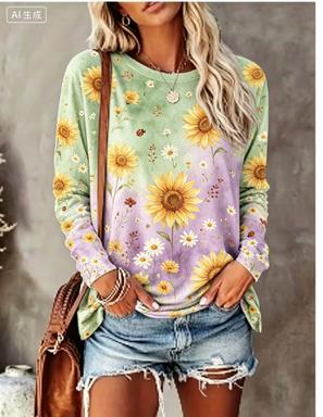Women Long Sleeve T‑Shirt Grad - огляд і ціна Wallpaper