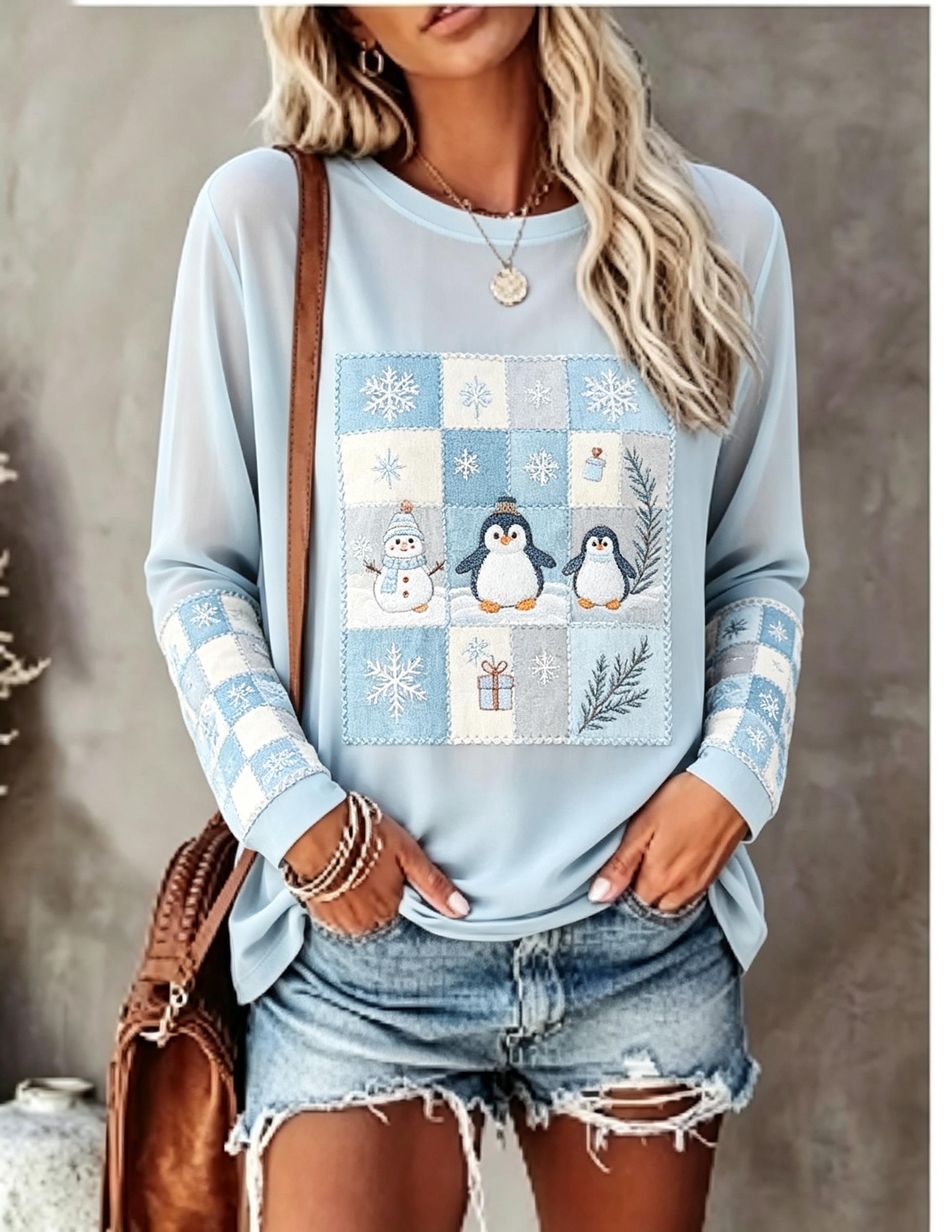 Women Long Sleeve T Shirt Fox  - огляд і ціна Wallpaper