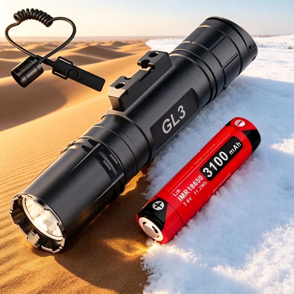 Klarus GL3 Tactical Flashlight - огляд і ціна Light Switch