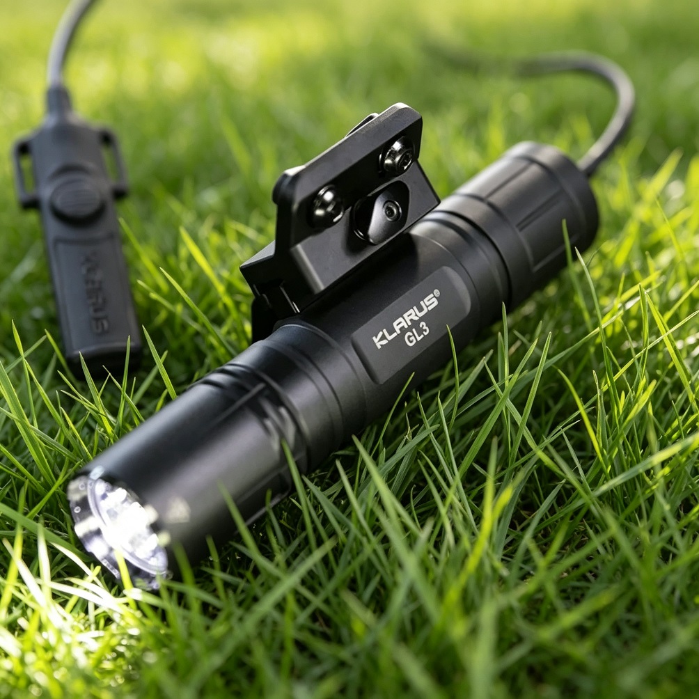 Klarus GL3 Tactical Flashlight - огляд і ціна Light Switch