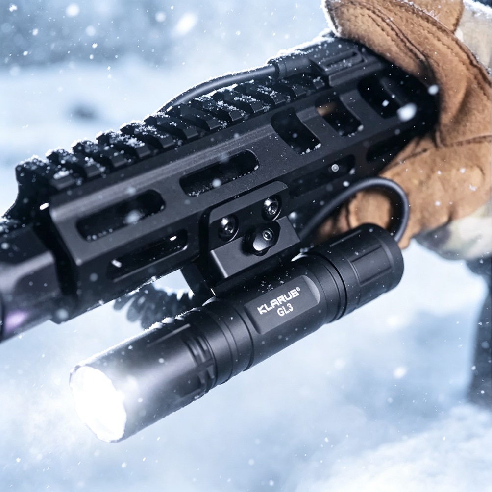 Klarus GL3 Tactical Flashlight - огляд і ціна Light Switch