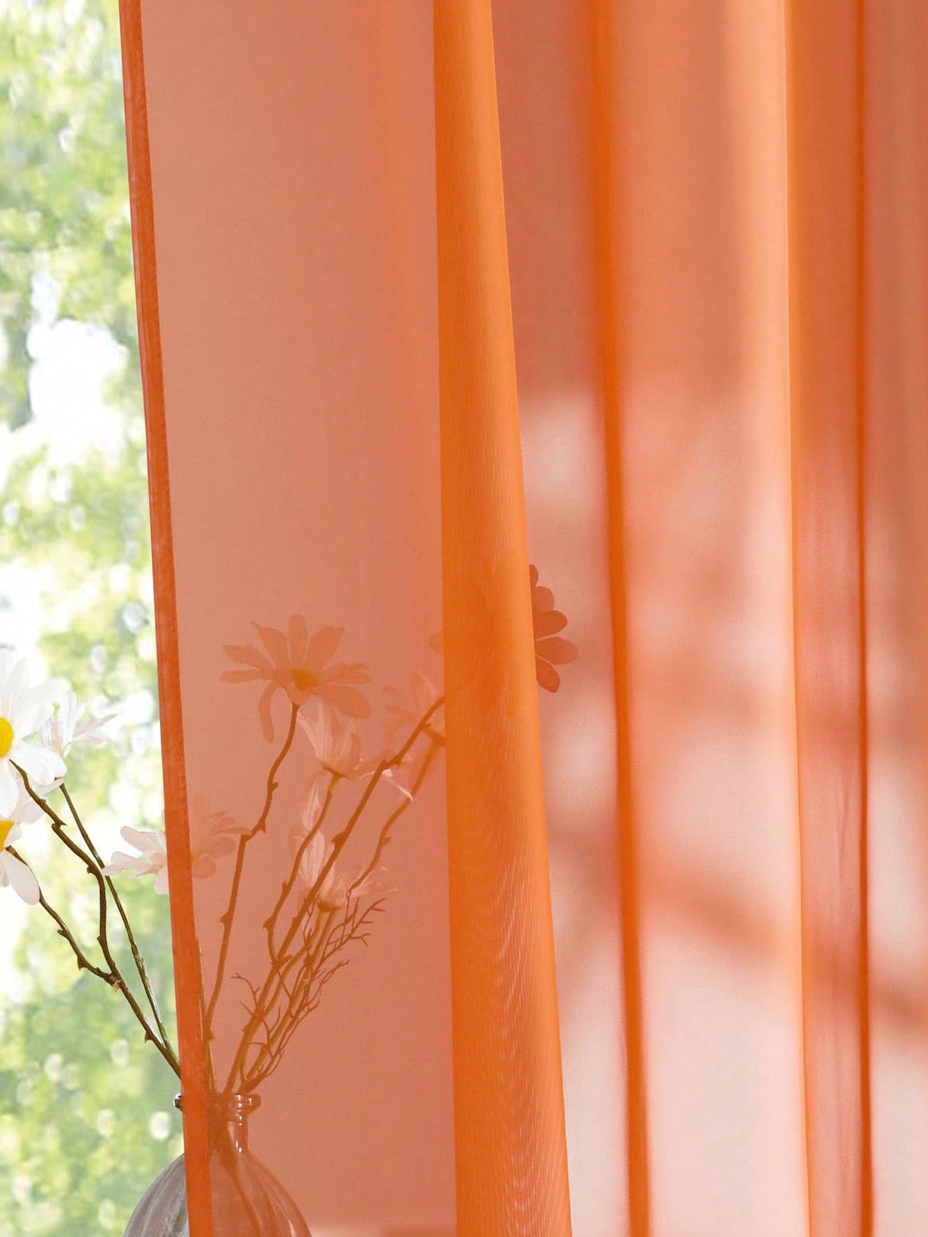 1pc Elegant Transparent Orange - огляд і ціна Curtain Rods