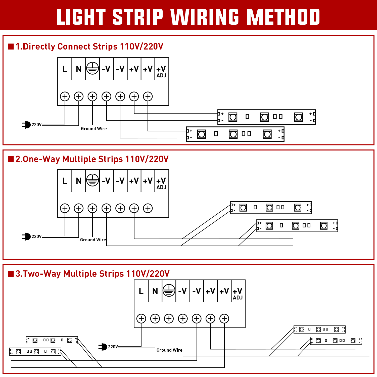 Nilight AC 110V/220V to DC 12V - огляд і ціна Light Switch