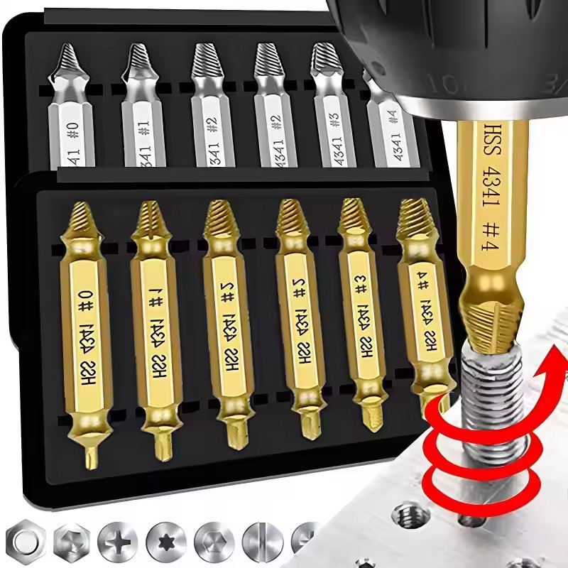 Damaged Broken Screw Extractor - огляд і ціна Drill Bits