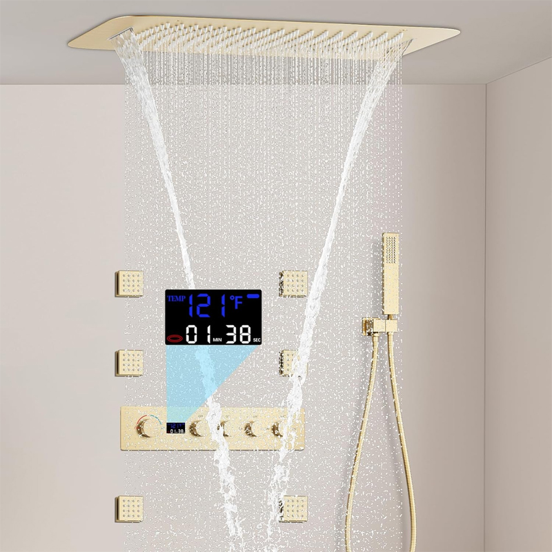 Brass Brushed Gold Digital Dis - огляд і ціна Faucet