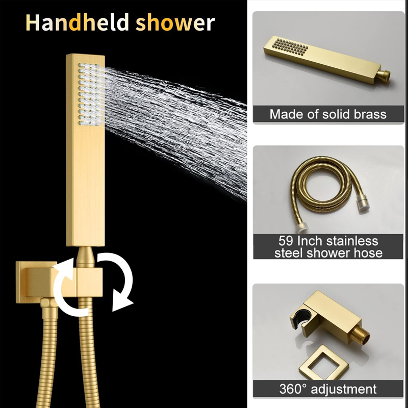 Brass Brushed Gold Digital Dis - огляд і ціна Faucet